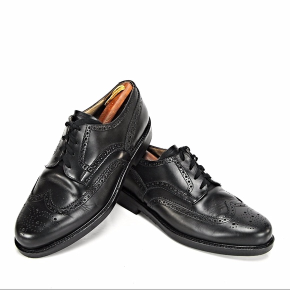 NINE AND CO. MEN SIZE 10 ITALIAN BLACK  DRESS SHOE - Picture 3 of 8